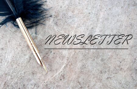 Newsletter Stock Photo