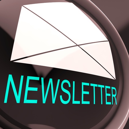 E mail newsletter showing letter mailed electronically worldwide