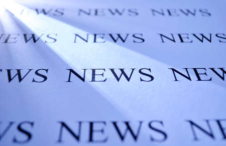 The word news is written repetitively all in uppercase