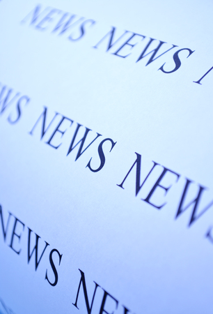 The word news is written repetitively all in uppercase