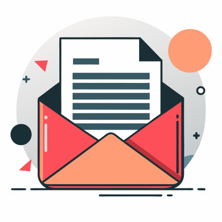 Illustrative concept visualizing the letter form Stock Photo