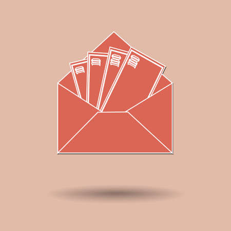 Vector illustration of  Money color background.