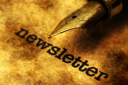 Newsletter and pen