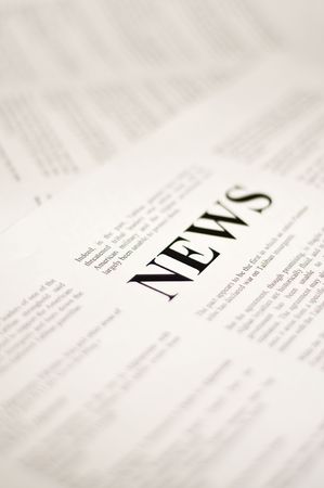 Abstract idea for reading the news