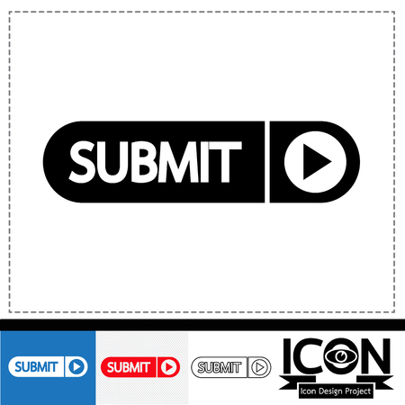 Submit icon Stock Photo